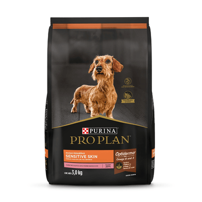 Alimento Para Perros Adultos Piel Sensible Razas Pequeñas Purina Pro Plan 3 kg