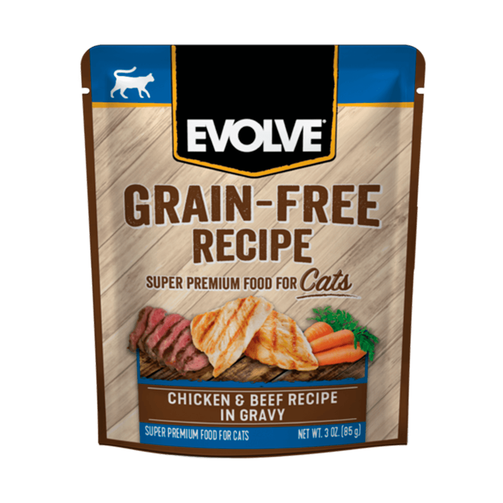 Alimento Húmedo Para Gato Evolve Grain-Free Pollo Y Res 85 g