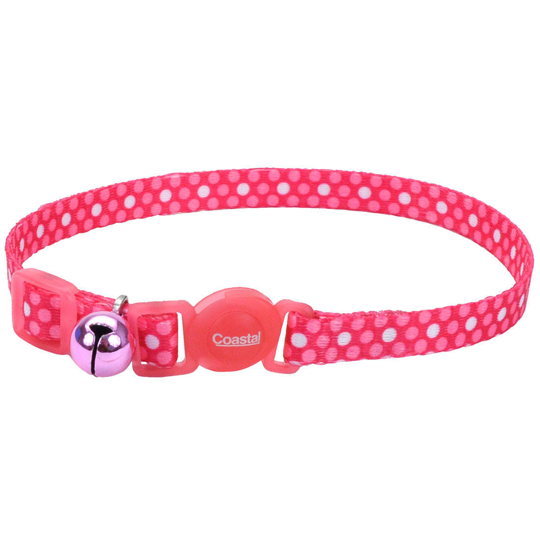 Collar Para Gato Coastal Pet Fashion Polka Rosado Único