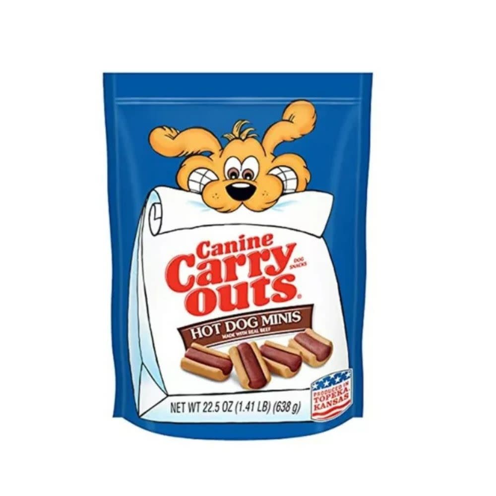 Snack Hot Dog Minis Canine Carry Outs 128 g