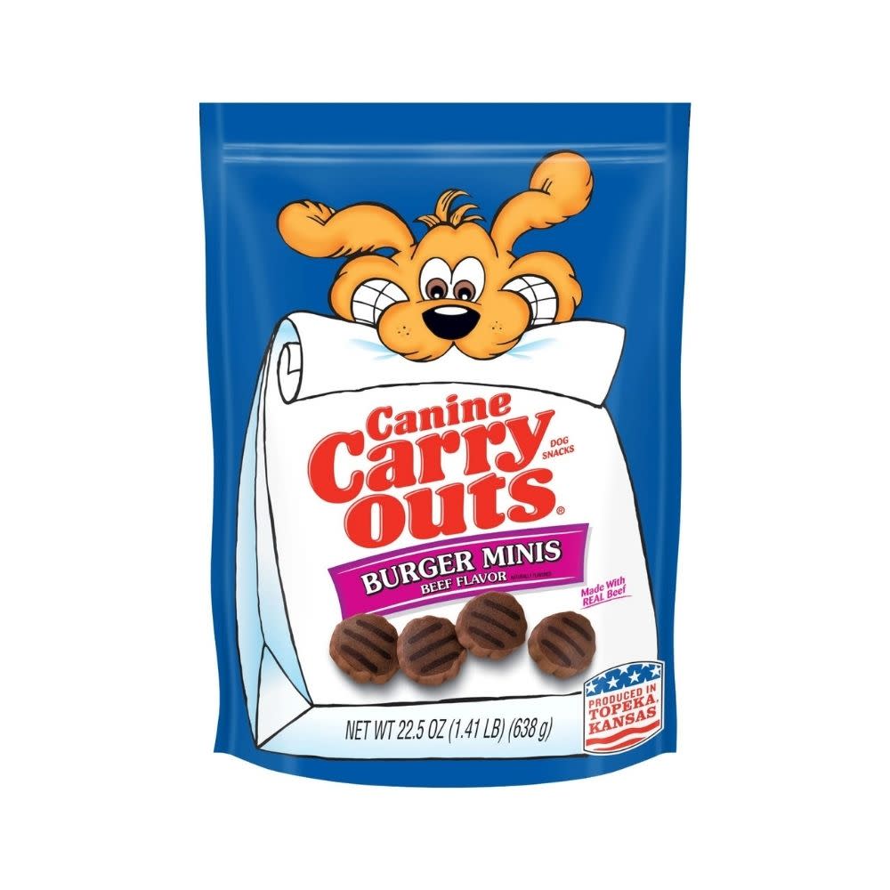 Snack Burger Minis Canine Carry Outs 128 g