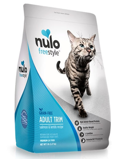 Alimento Seco Para Gato Nulo Grain Free Trim Peso Saludable Salmon And Lentils 5 lb