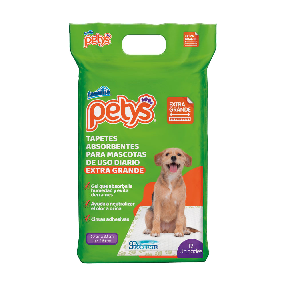 Petys Tapete Absorbente Extra Grande 12 u