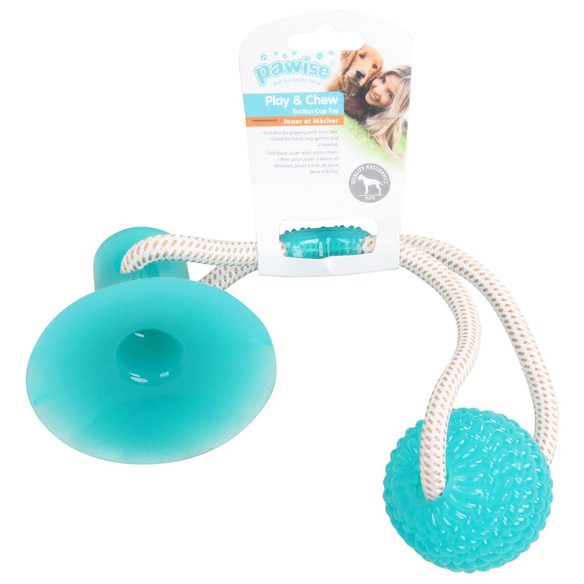 Bola De Succión Para Perro Pawise (Colores Surtidos) Único
