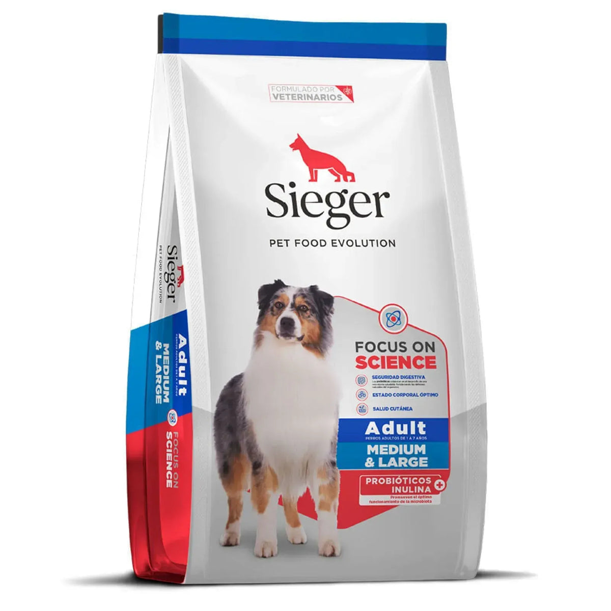 Alimento para Perro Sieger Adulto Razas Medianas y Grandes 15 kg