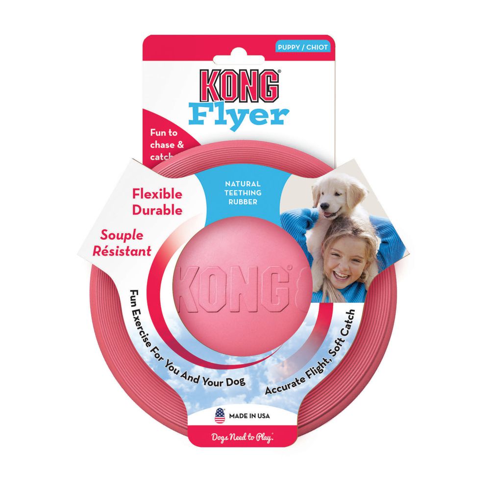 Kong Perro Caucho Puppy Frisbee(Colores Surtidos) S