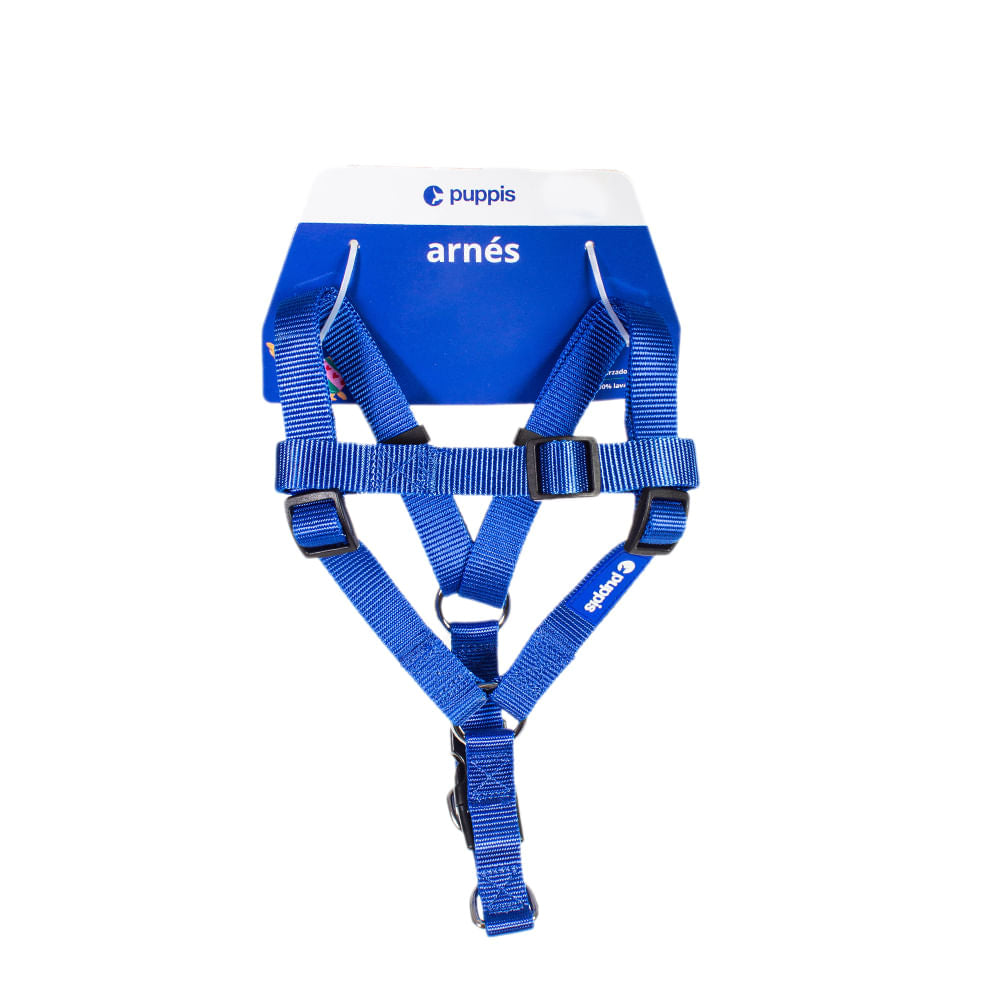 Arnés Para Perro Puppis Basic Nylon Azul L