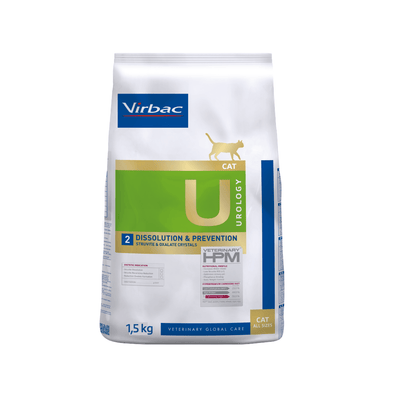 Alimento Para Gato Virbac HPM Cat Urology Dissolution Y Prevention-U2 1,5 kg