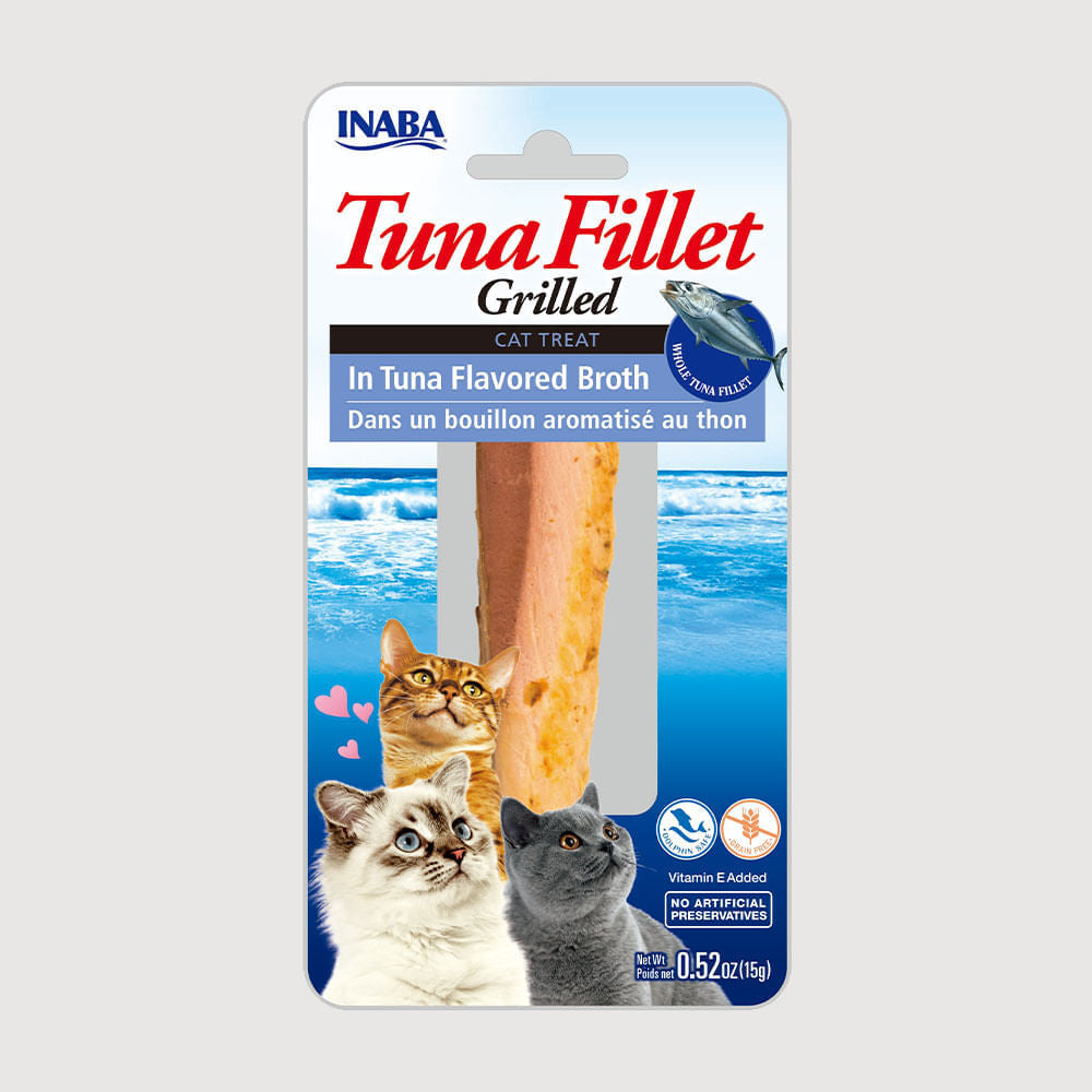 Snack Para Gato Inaba Filete De Atún En Caldo De Atún 15 g