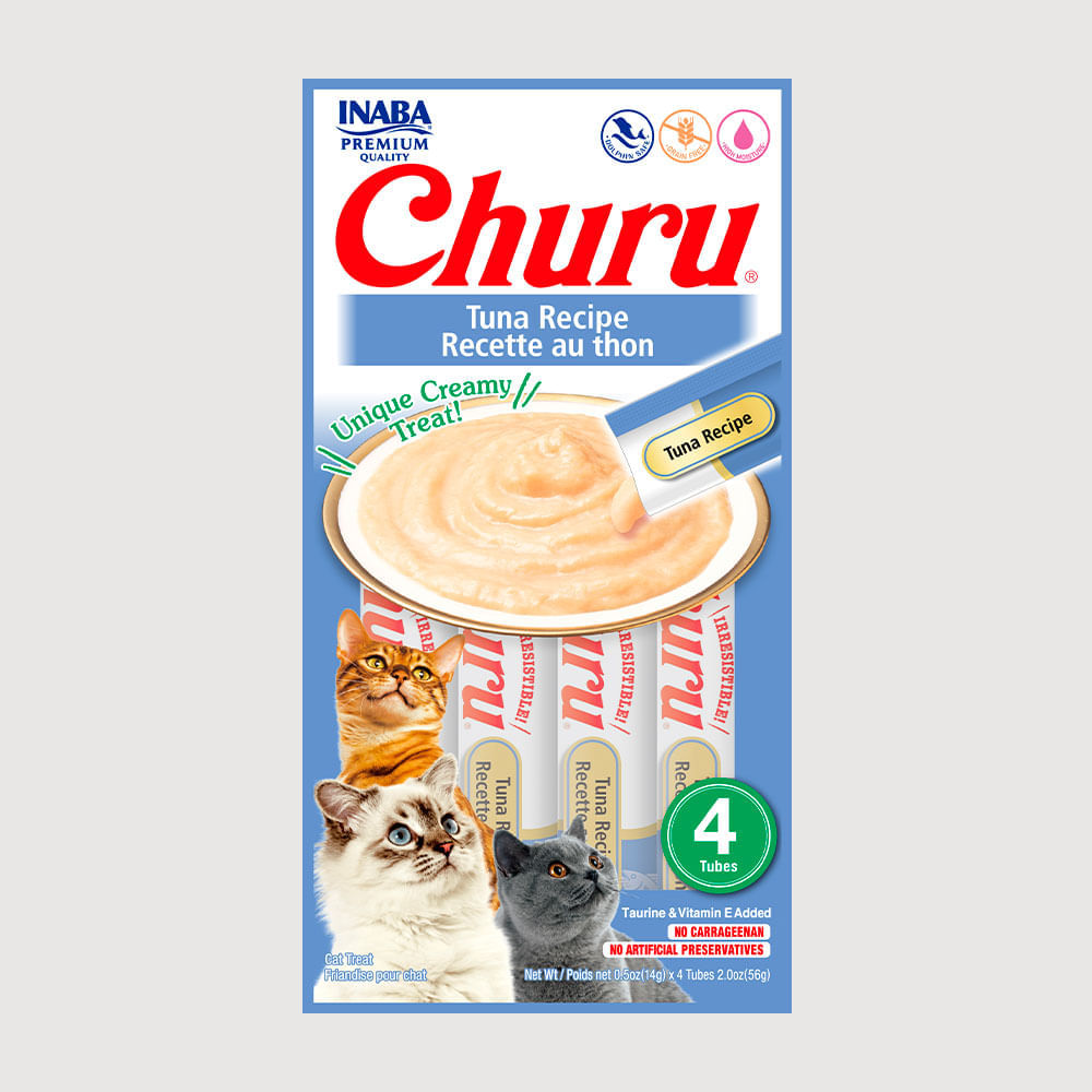Snack Para Gato Cremoso Inaba Churu Atún 14 g