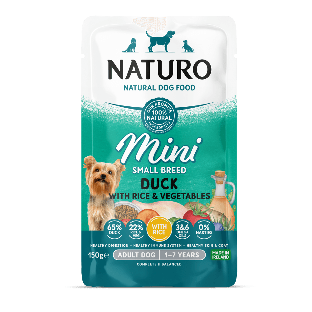 Alimento Húmedo Naturo Adult Mini Duck With Rice And Vegetables Para Perro 150 g