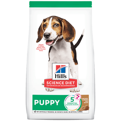 Alimento seco para perro Hills Science Diet Puppy cordero y arroz 4 lb