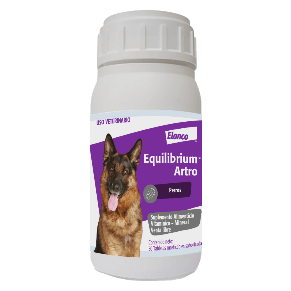 Suplemento Para Perro Elanco Equilibrium Artro 1 bolt x 60 tab
