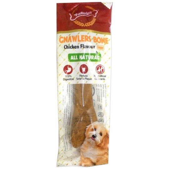 Hueso Para Perro Gnawlers Bone Chicken Flavour 256 g