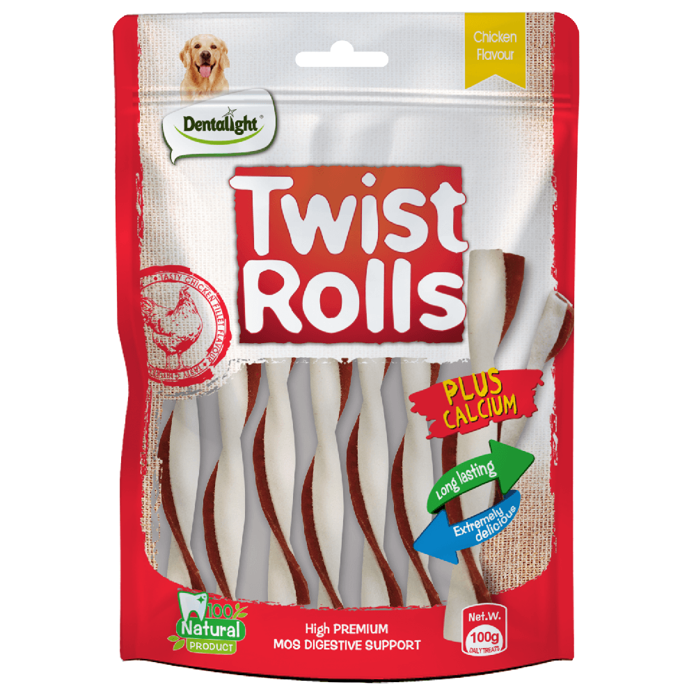 Snack Para Perro Phoenix Twist Rolls Pollo 5" 100 g