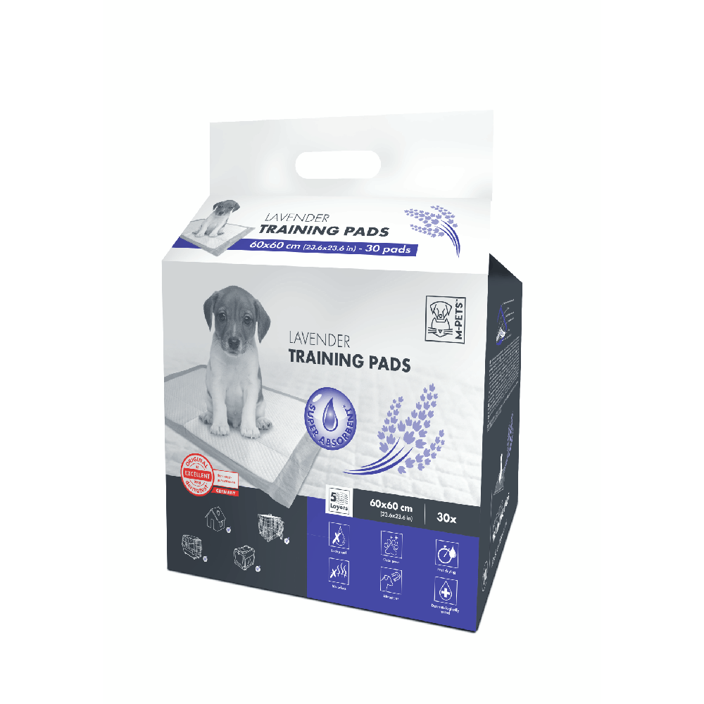 Pads Para Perro Lavander 60x60cm M-PETS 30 u