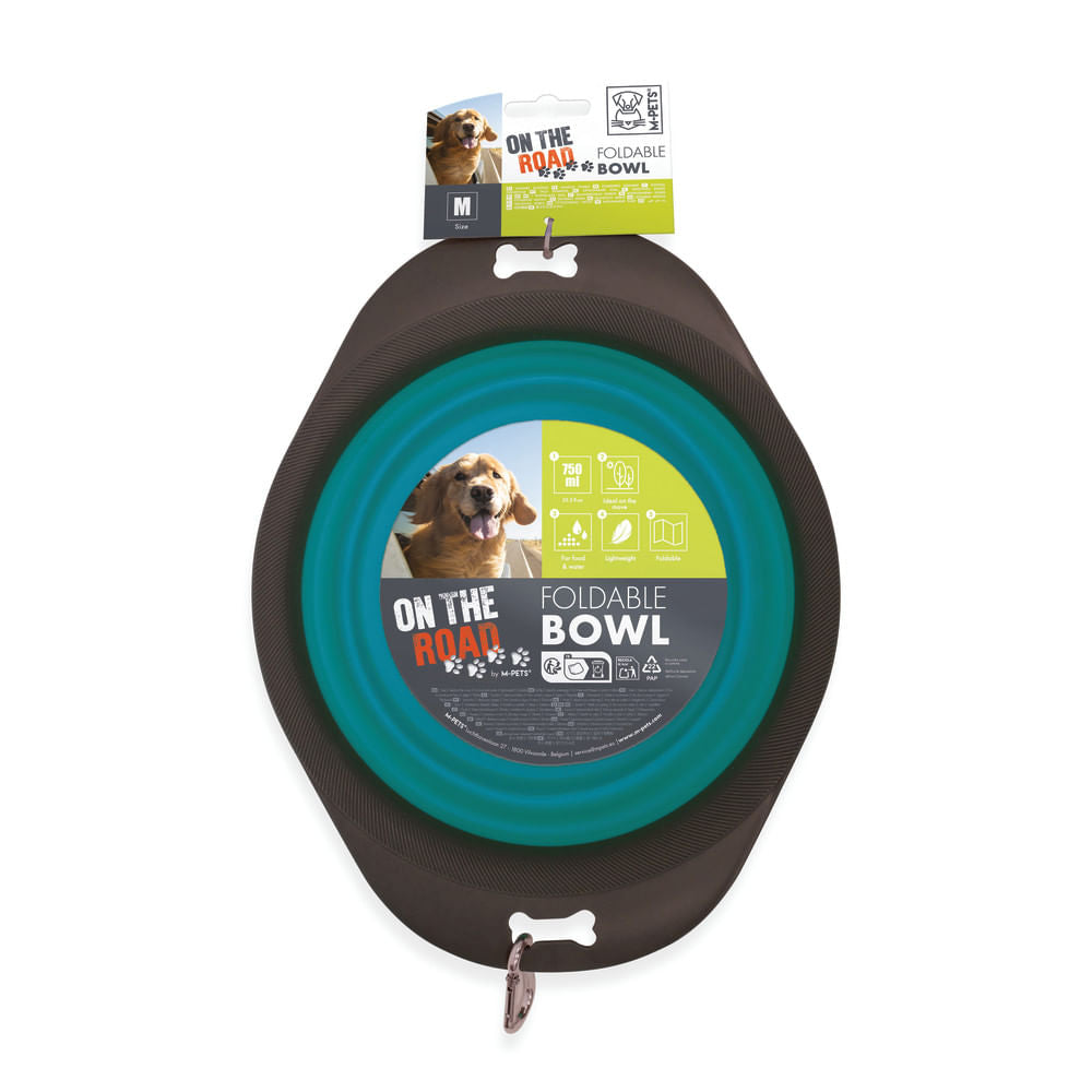 Comedero M-Pets Plegable Para Perro 400 ml aprox