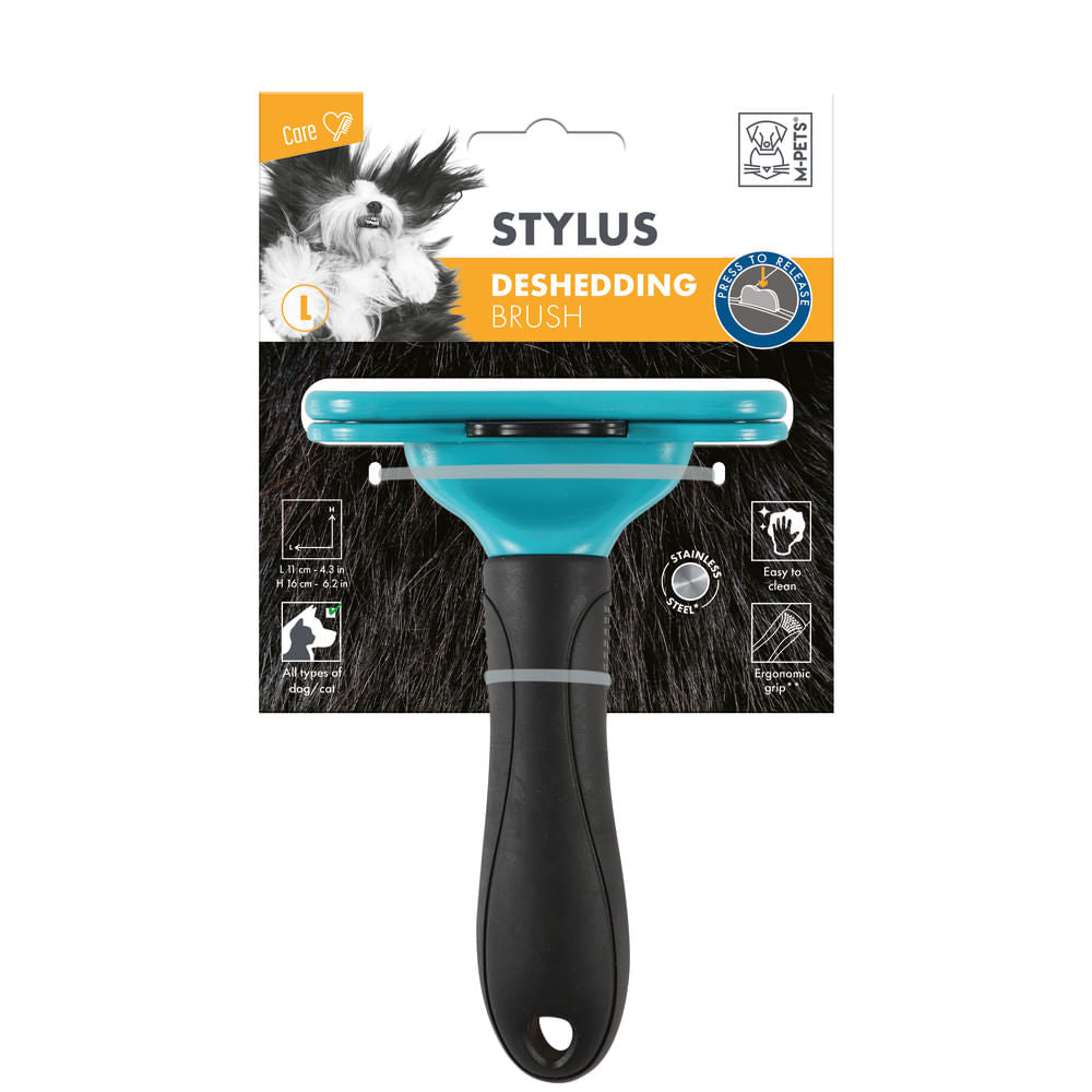 Cepillo M-Pets Deslanador Styl Para Perro L