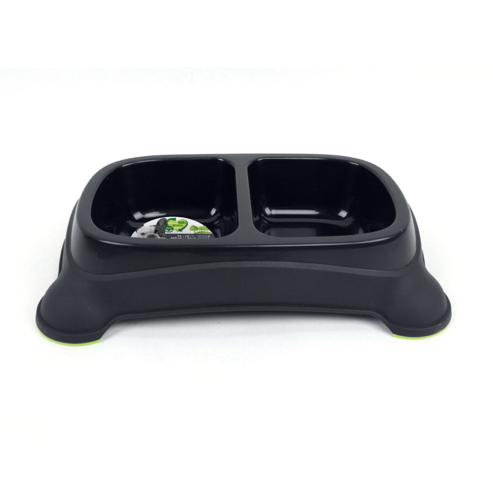 Comedero M-Pets Bowl Eco Doble para Perro 2 x 650 ml