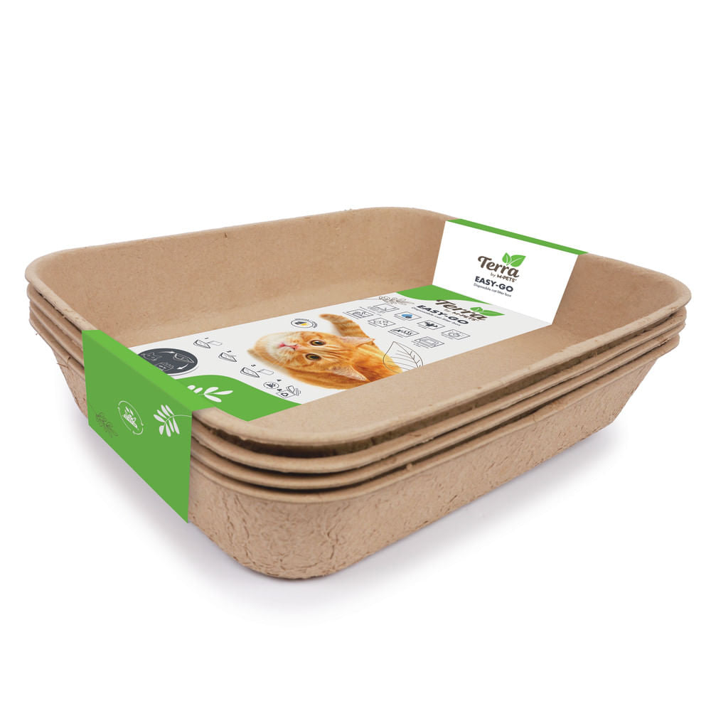 Arenera M-Pets Inodo Desechos Eco Easy-Go Para Gato Único