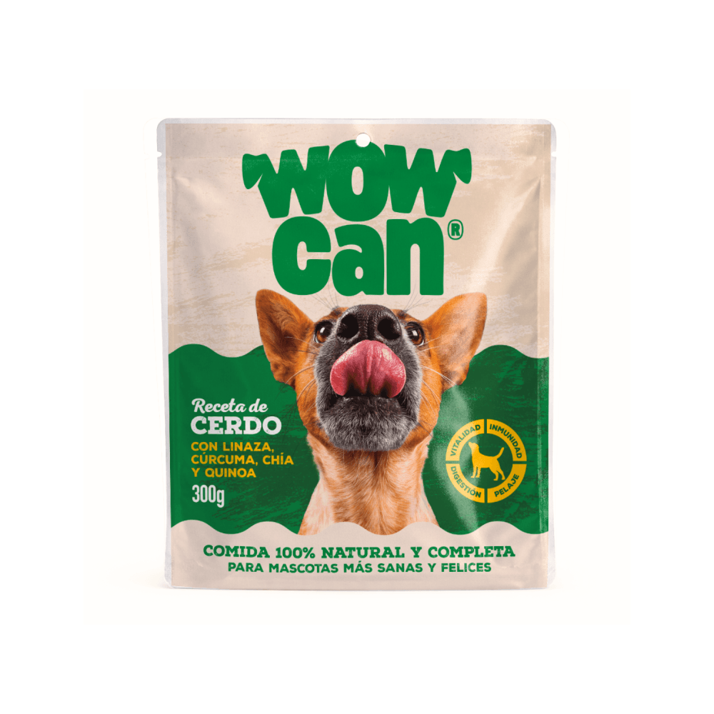 Alimento Húmedo Para Perro Wow Can Cerdo 300 g