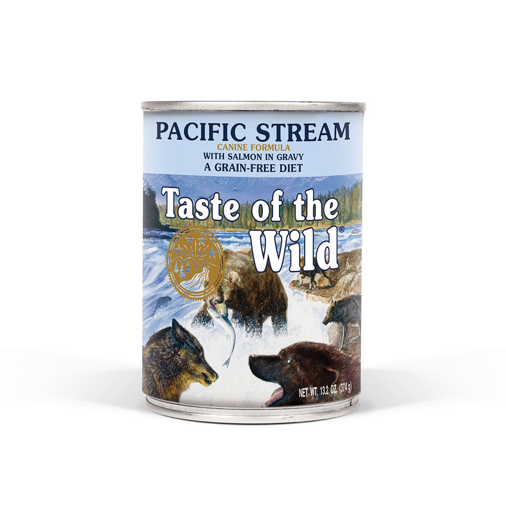 Alimento Húmedo Para Perro Taste Of De Wild Pacific Stream Lata 13oz