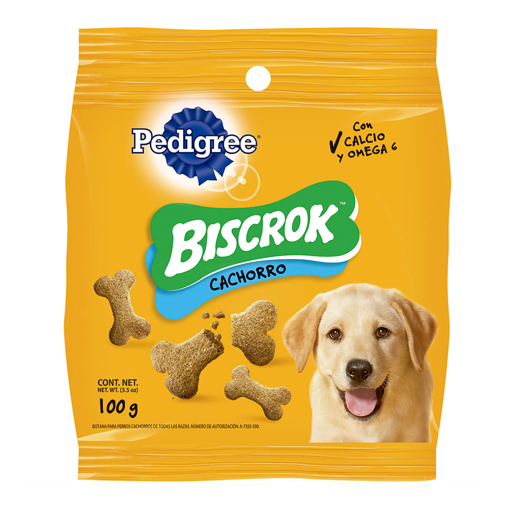 Snacks Para Perro Pedigree Galleta Biscrok Cachorro 100 g