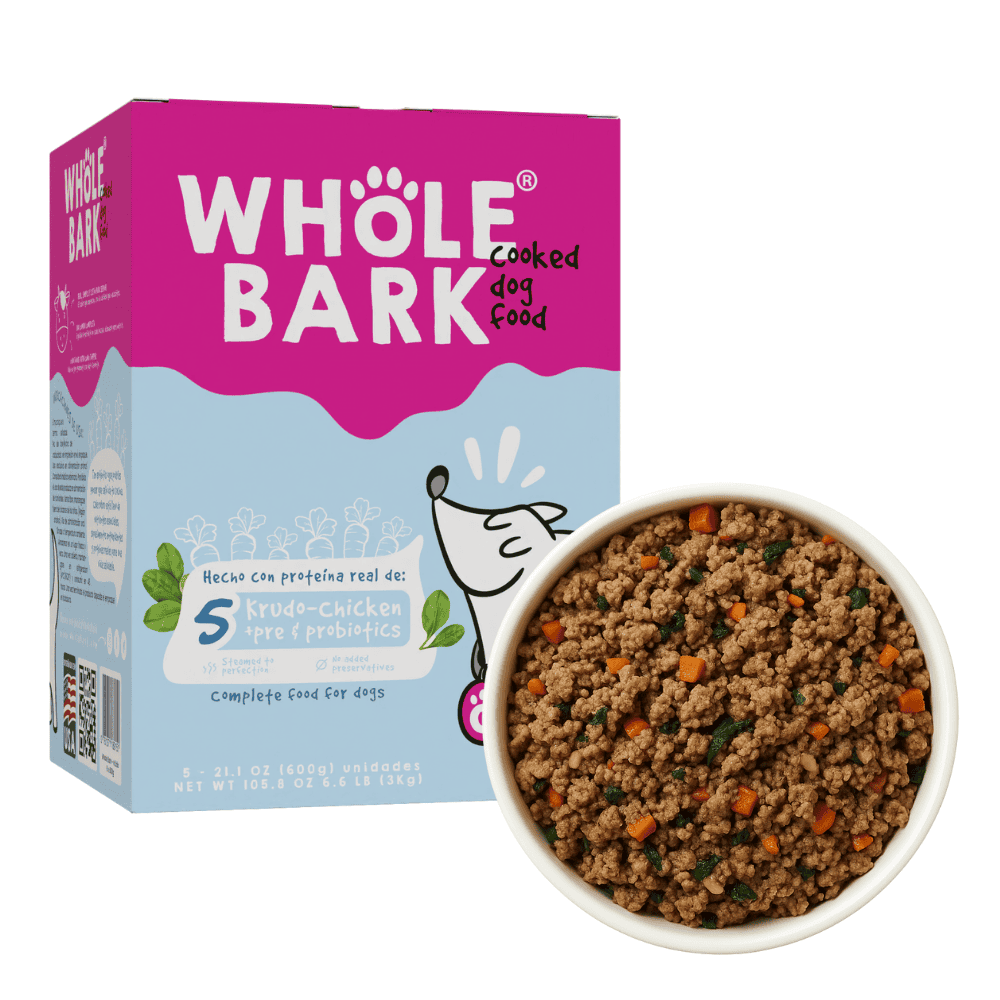 Alimento Húmedo Whole Bark Krudo Cooked Dog Food 5 u