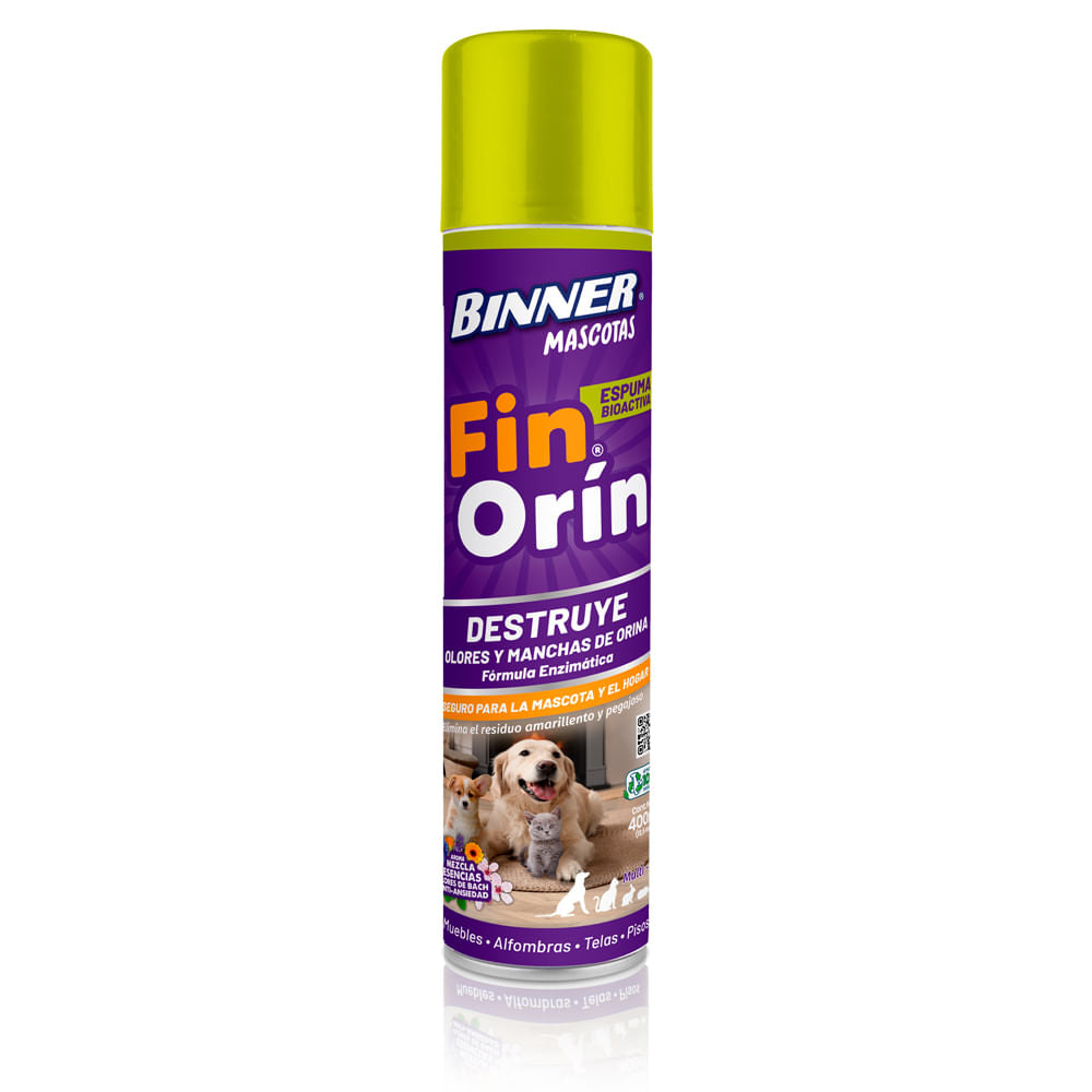 Controlador de Olor Fin Orín Binner Mascotas 400 ml