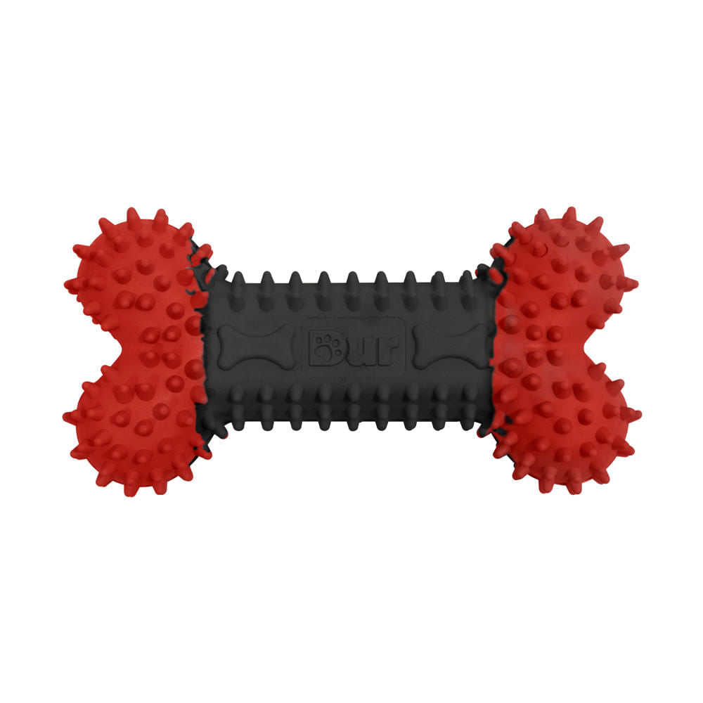 Juguete Hueso Rojo y Negro para Perro DUR Único