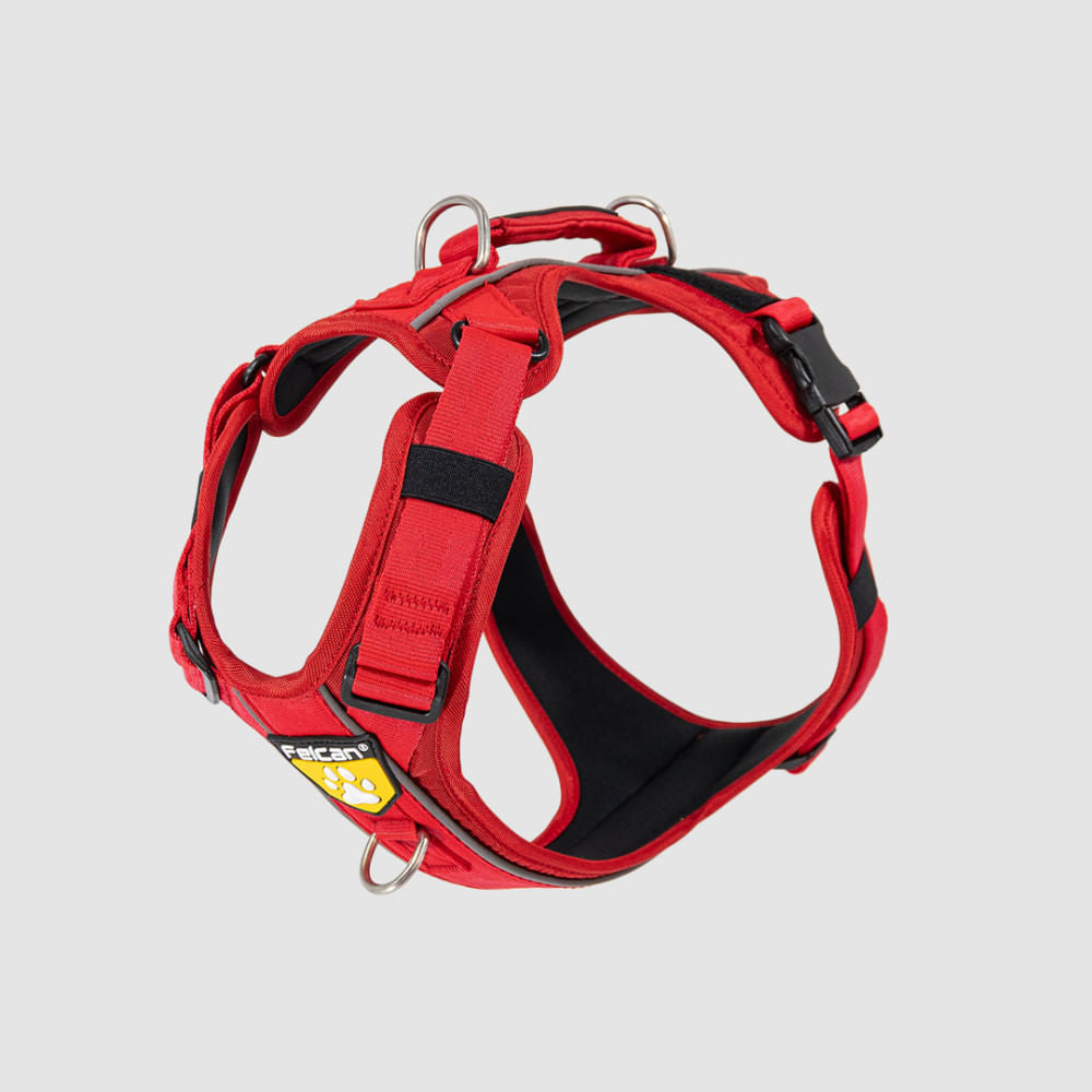 Arnés D-Mountain Rojo/Rojo Felcan para perro M
