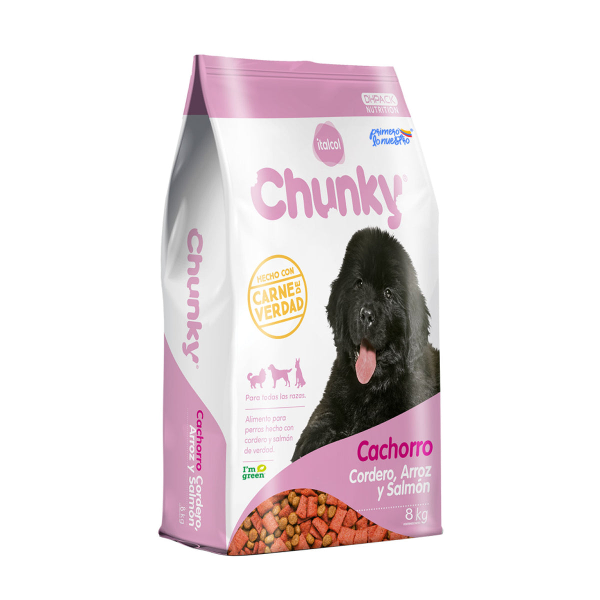Alimento Para Perro Chunky Cachorro Cordero Arroz Salmon 8 kg