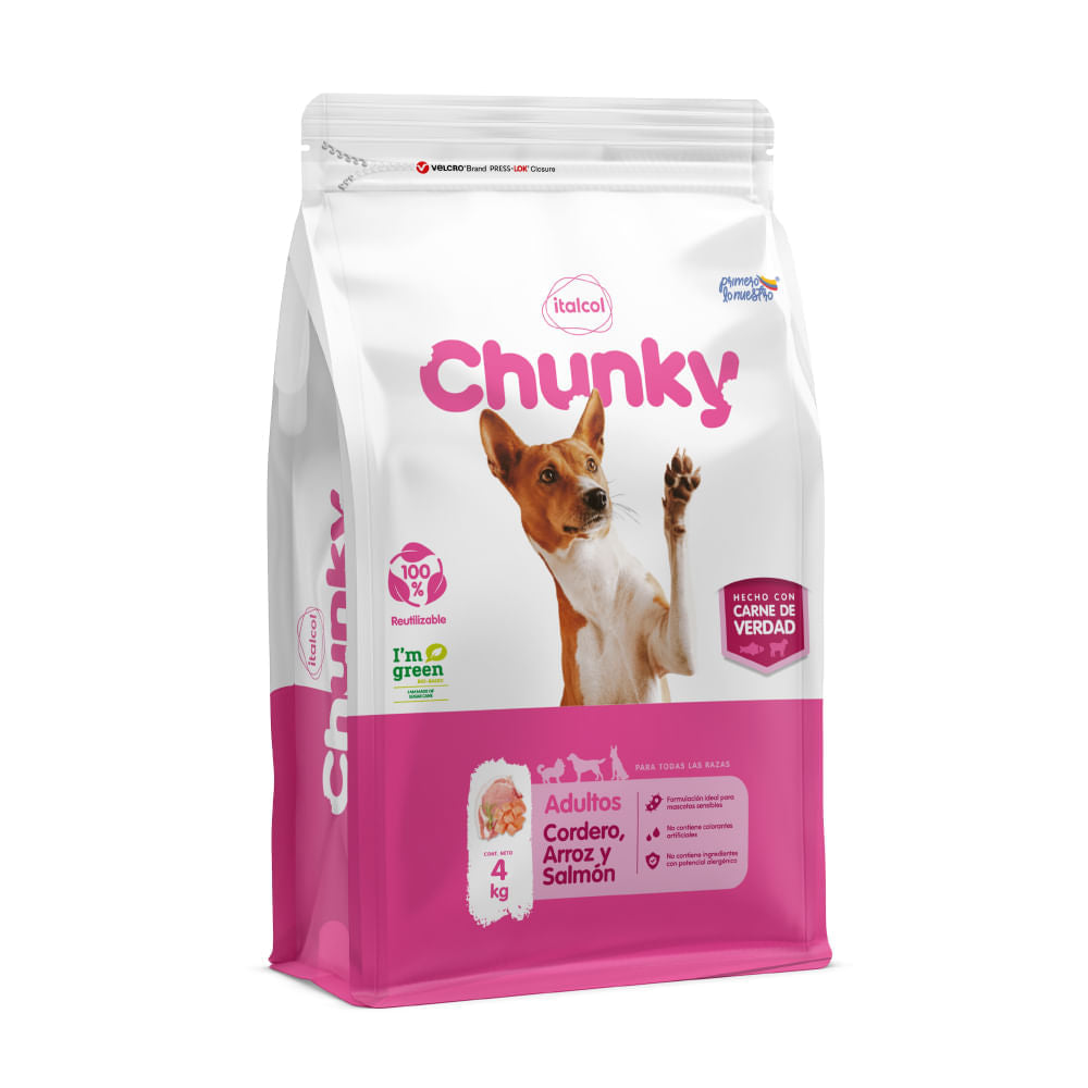 Alimento Para Perro Chunky Adulto Cordero 4 kg