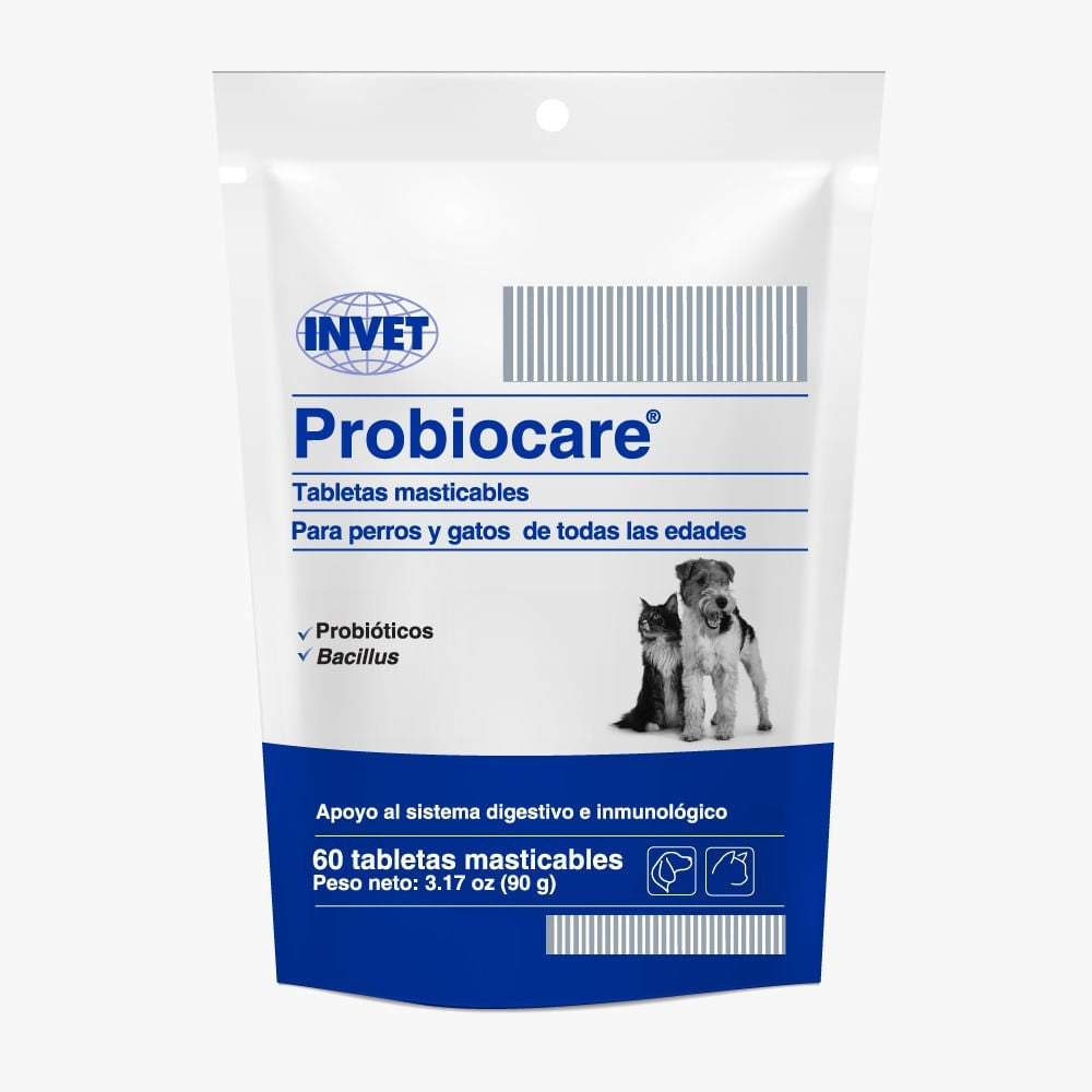 Suplemento Para Mascotas Probiocare Invet Un Far 54 g
