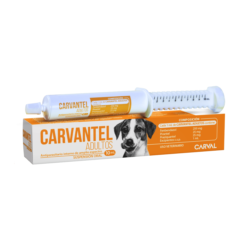Antiparasitario Carvantel Para Perro Adulto 10 ml