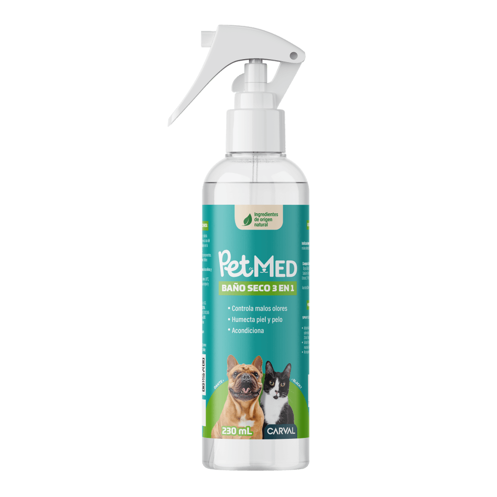 Baño Seco PetMED Para Mascotas 230 ml