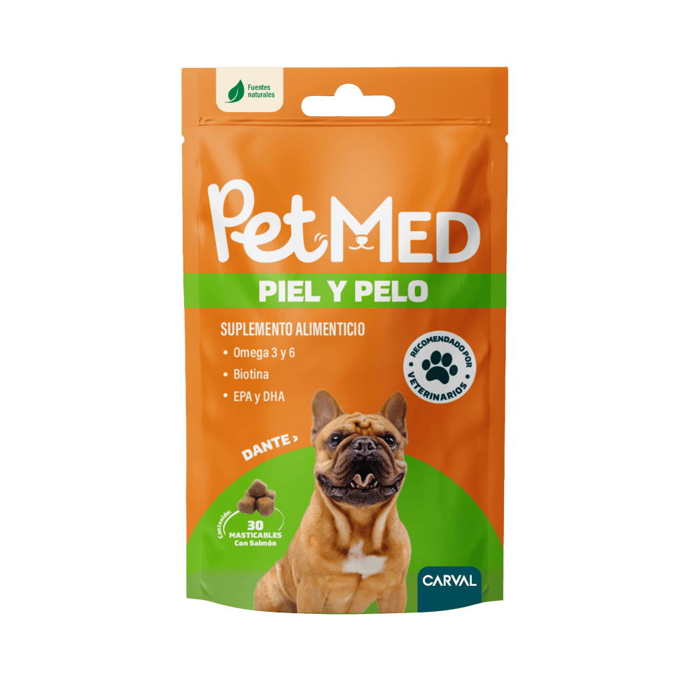 Suplemento Para Perro PetMED Piel y Pelo 90 g