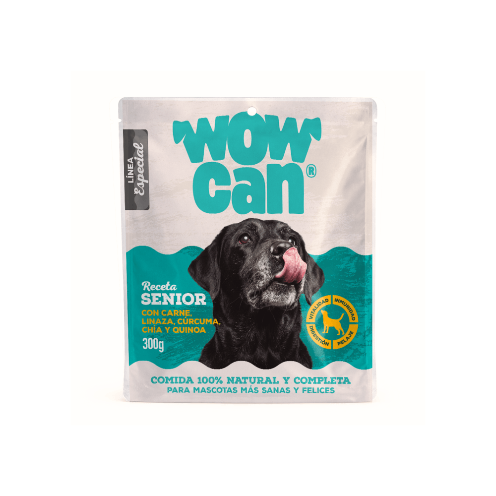 Alimento Húmedo para Perro Pouch Wow Can Senior 300 g