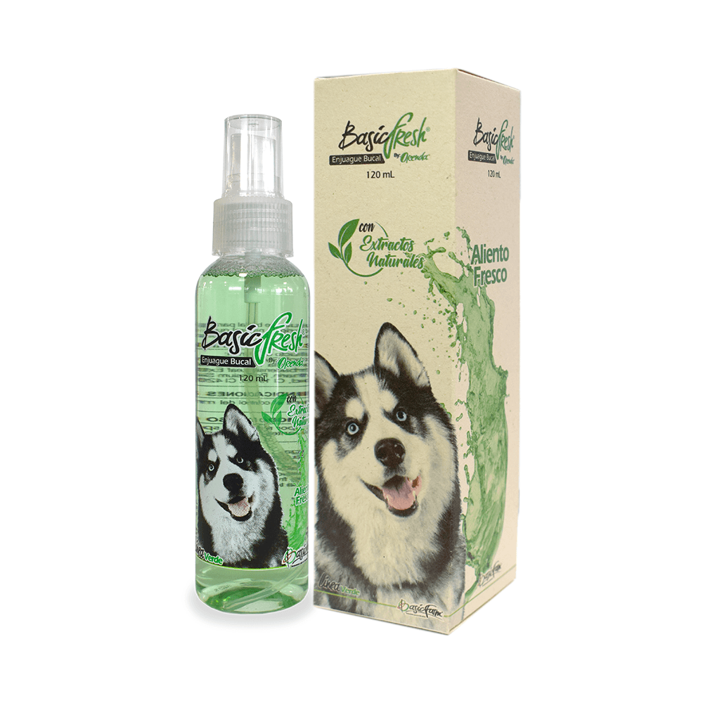 Fresh Enjuague Bucal Basic Farm Para Mascotas 120 ml