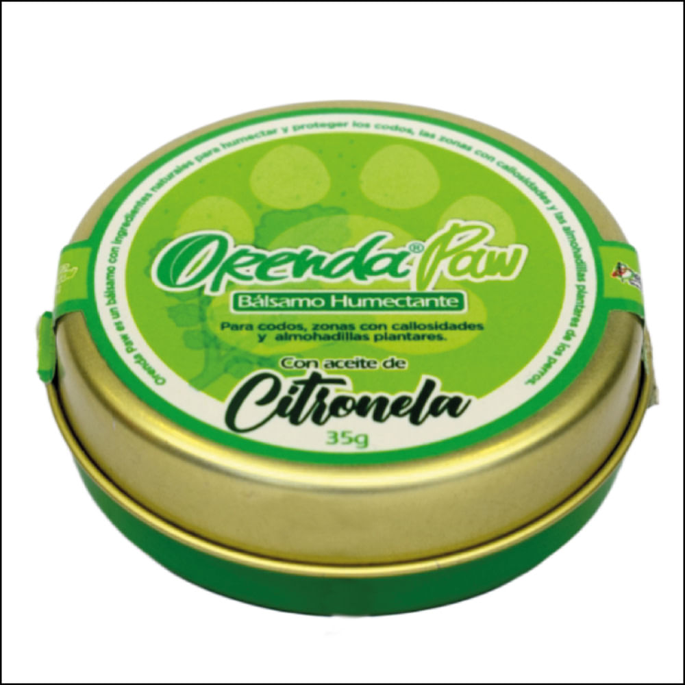 Orenda Paw Citronella Bálsamo Humectante Para Pulpejos Basic Farm Para Mascotas 35 g