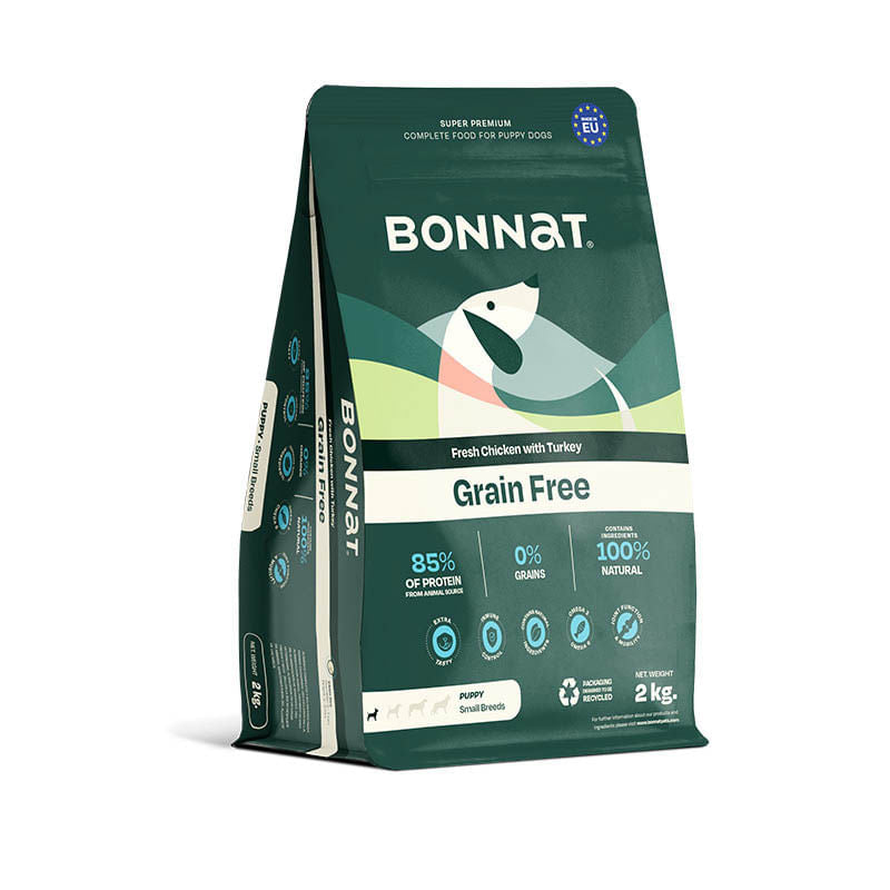 Alimento Seco Bonnat Grain Free Canine Puppy Small Breeds 2 kg