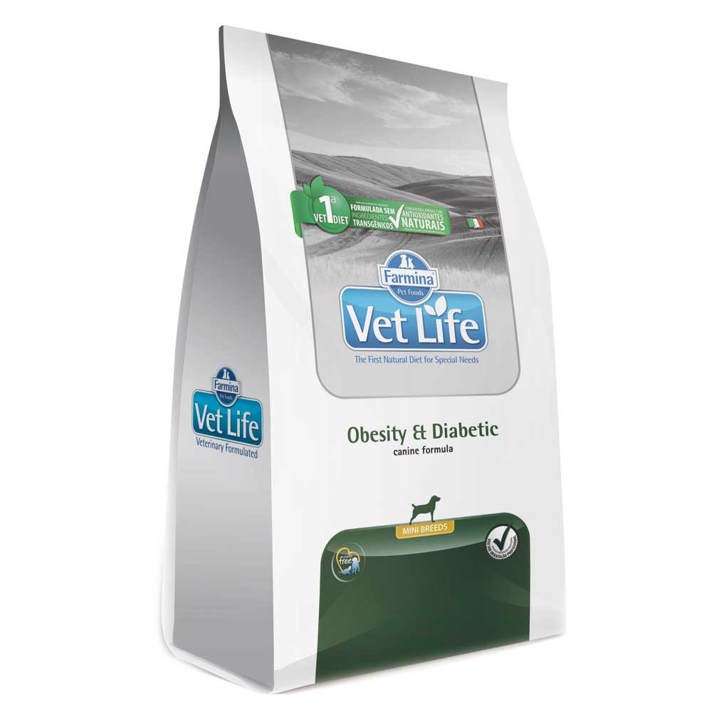 Alimento Para Perro Vet Life Obesidad Y Diabetes Mini Breeds 2 kg