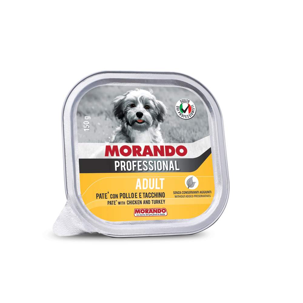 Alimento Húmedo Morando Dog Paté Pollo y Pavo 150 g