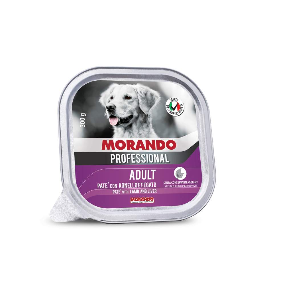 Alimento Húmedo Morando Dog Paté Cordero e Hígado 300 g