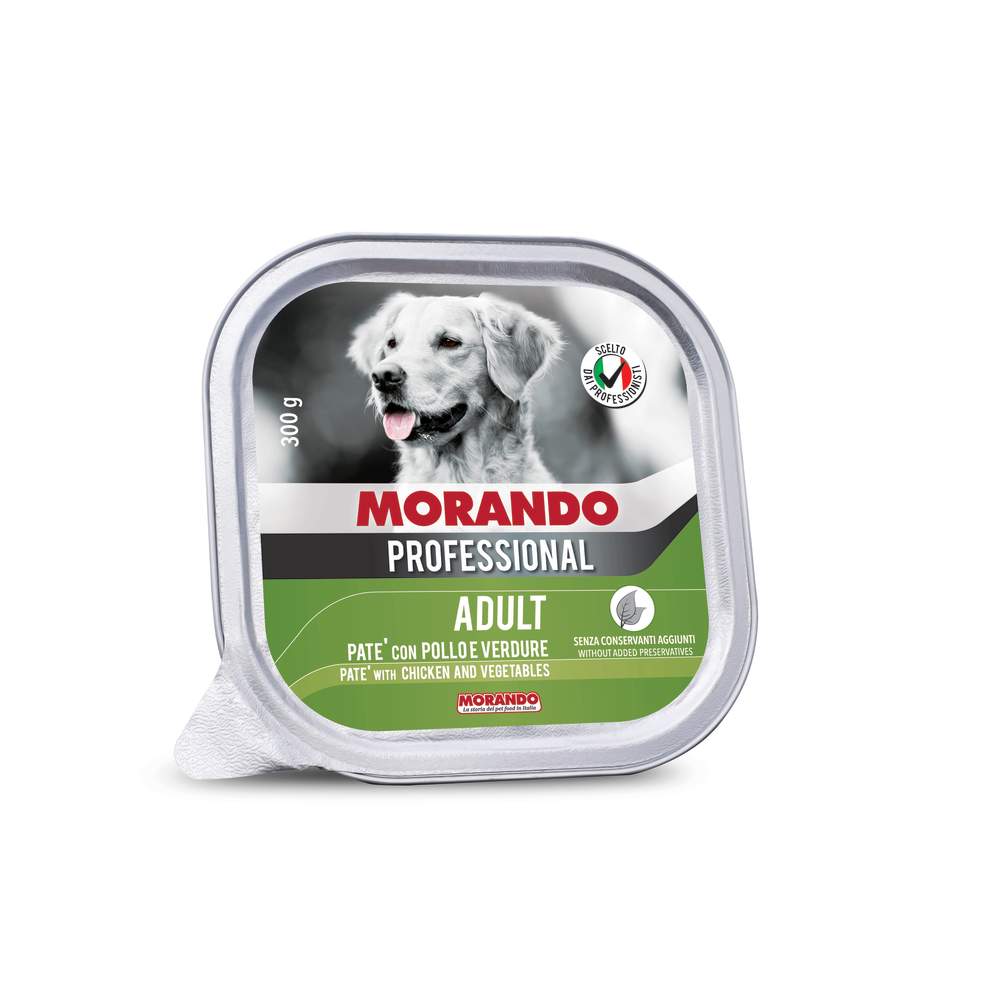 Alimento Húmedo Morando Dog Paté Pollo y Vegetales 300 g