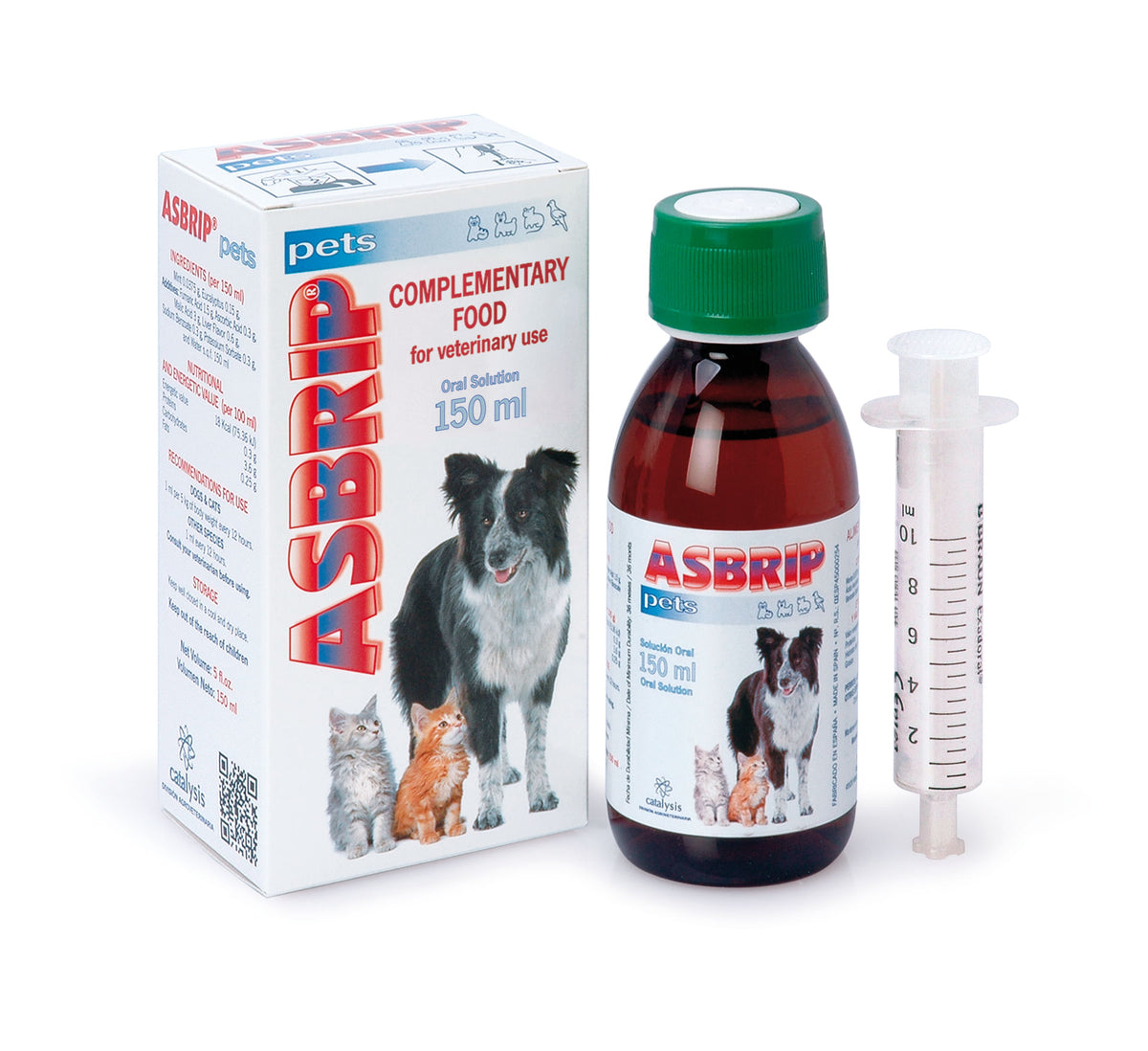Suplemento De Uso Veterinario Asbrip Oral 150 ml