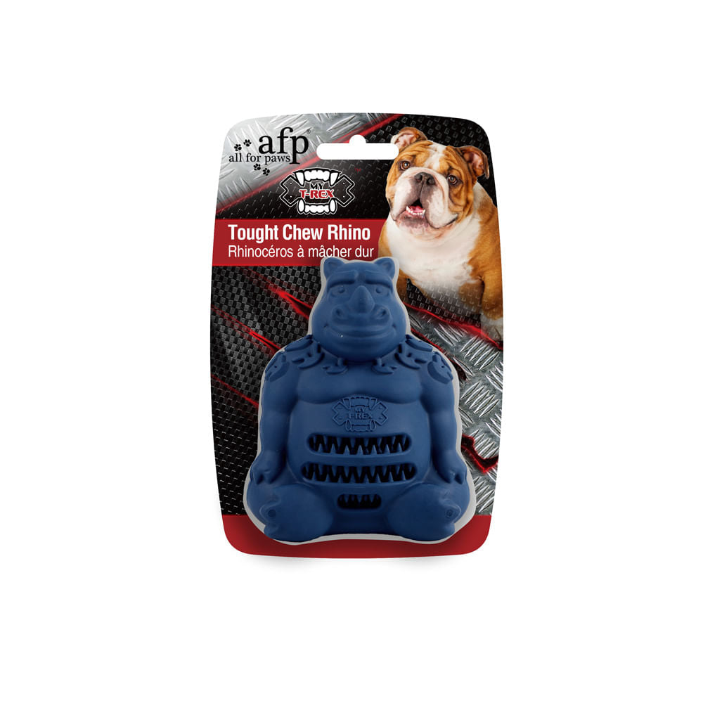 Juguete Para Perro AFP Rino Masticable Azul M