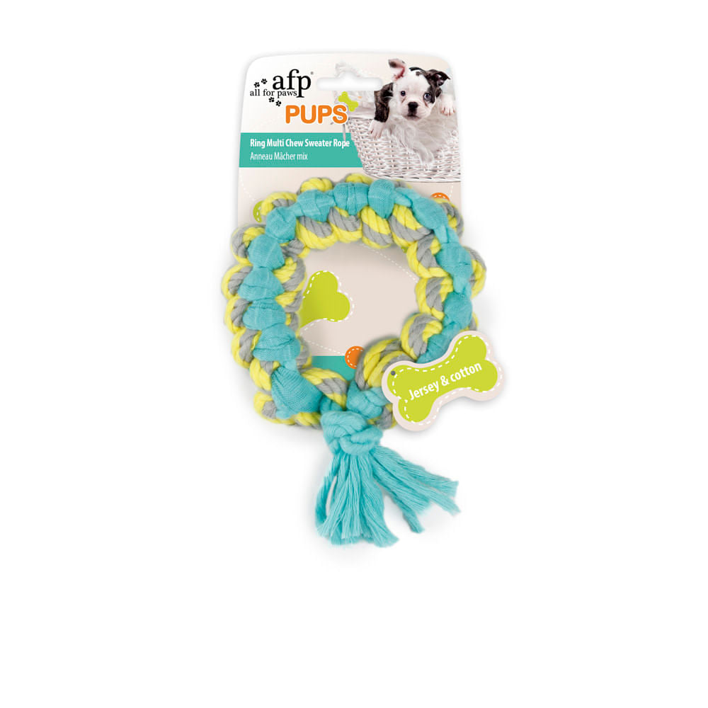 Cuerda Con Aro Afp Multimasticable Para Perro Único