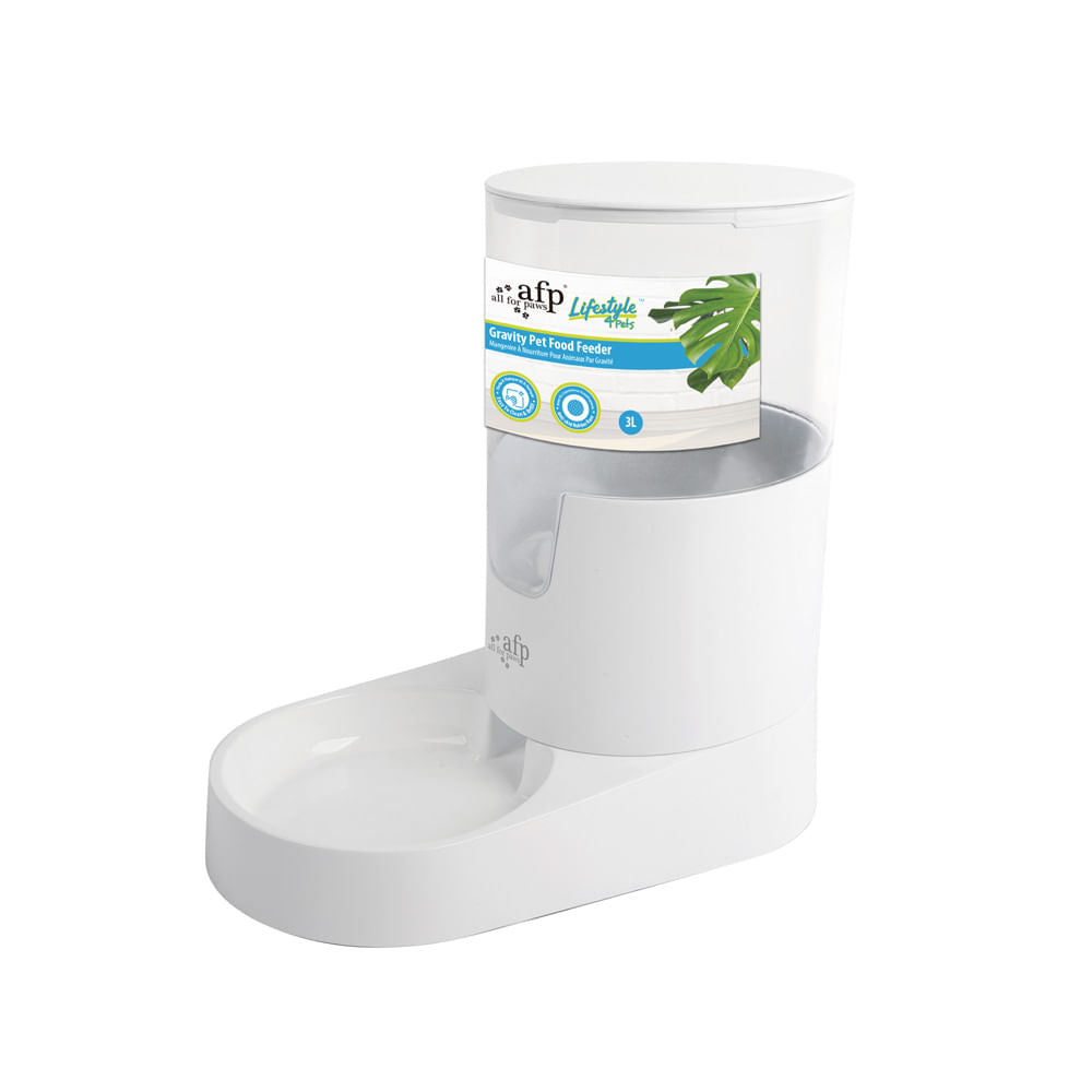 Comedero Para Perro AFP Gravity Blanco 3 L