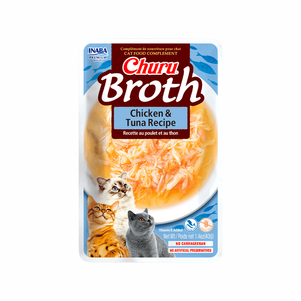 Snack Churu Broth Pollo y Atún para Gato 40 g